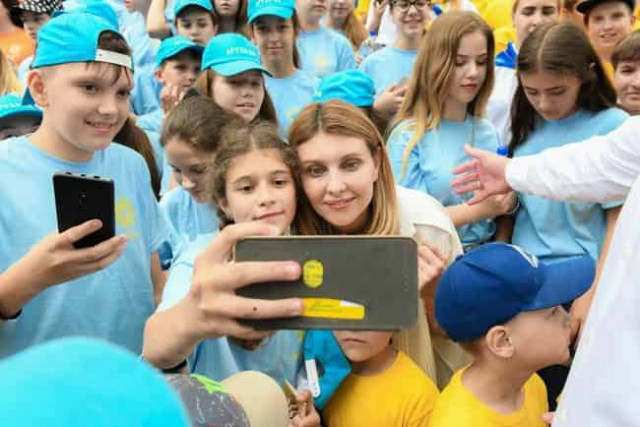Первая леди Украины Елена Зеленская посетила «Артек»
