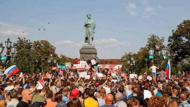 У Москві проходять чергові акції протестів