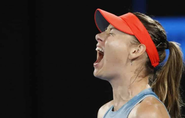 Aggressive Sharapova eliminates holder Wozniacki in Melbourne