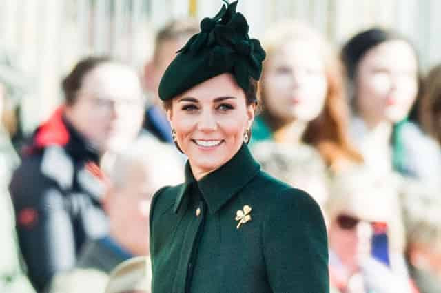 Кейт Миддлтон и принц Уильям приняли участие в параде в честь Дня святого Патрика
