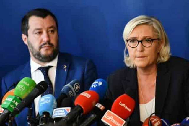 Salvini and Le Pen headline European nationalist rally in Milan
