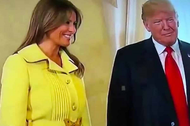 В сети обратили внимание на лицо Мелании Трамп после рукопожатия с Путиным
