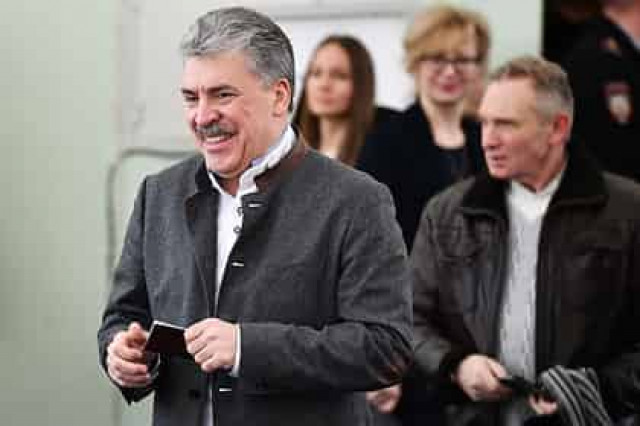 Грудинин рассказал о судьбе своих усов
