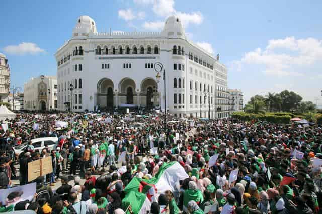 Thousands of protesters back in Algeria's streets, demanding radical reform