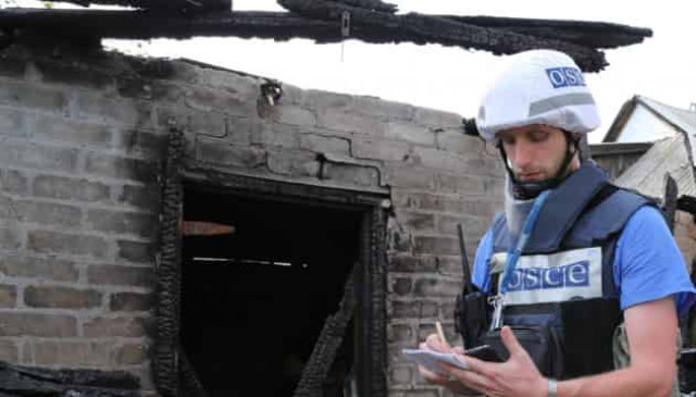 OSCE records 55 explosions in Donbas – report