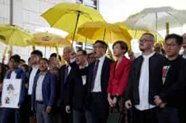 Hong Kong 'Occupy' protest leaders deny public nuisance charges