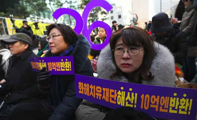 Новый политический курс по проблеме «женщин для утешения», сложные отношения между Японией и Южной Кореей