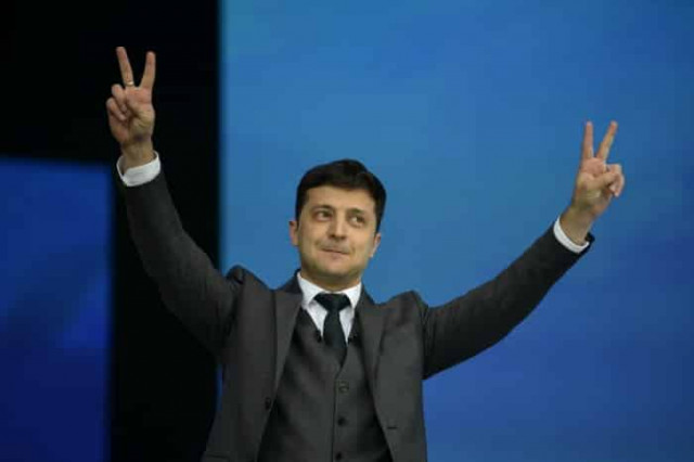 Зеленский о результатах экзит-полов: «Поеду в тур по Украине»