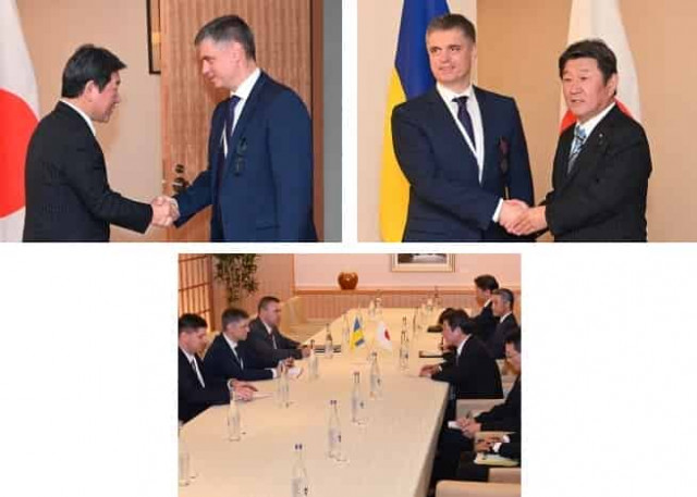 Foreign ministers of Ukraine and Japan hold talks in Tokyo