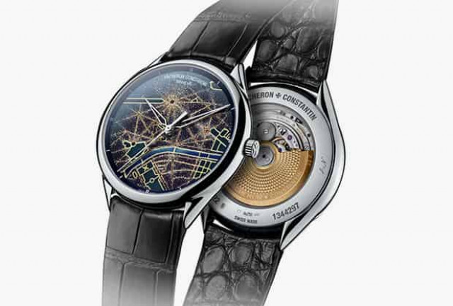 Vacheron Constantin показал на часах ночные города с птичьего полета
