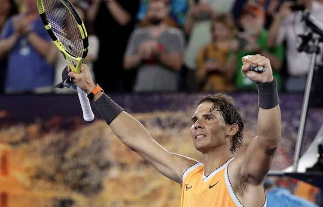 Spain’s Rafael Nadal through to Australian Open semis with straight sets win
