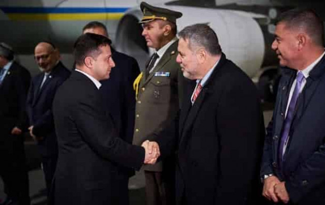 Зеленский прибыл с визитом в Израиль