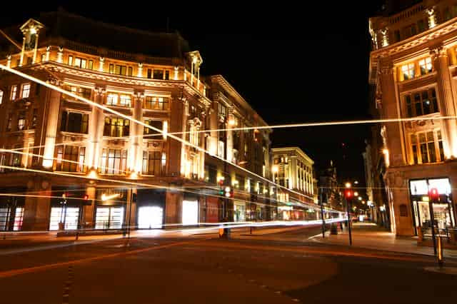 Silence shrouds London's deserted midnight party land