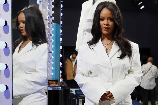 Rihanna launches brand Fenty in Paris store