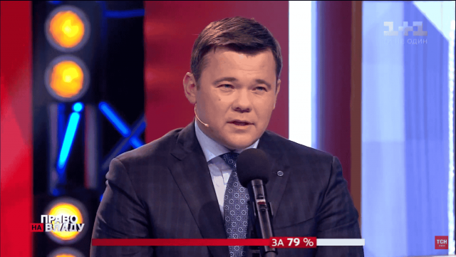 Глава администрации Зеленского «поставил на место» ведущего ток-шоу «Право на владу»