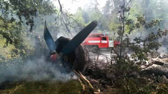 В Украине разбился самолет, все чудом выжили 