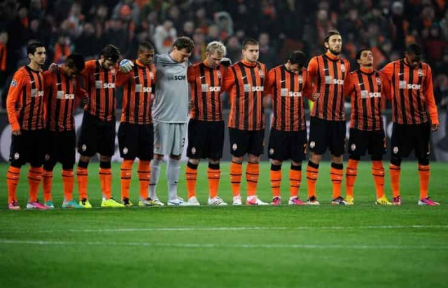 Футболисты донецкого 