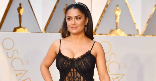 Salma Hayek, 52, flaunts incredible body in swimsuit