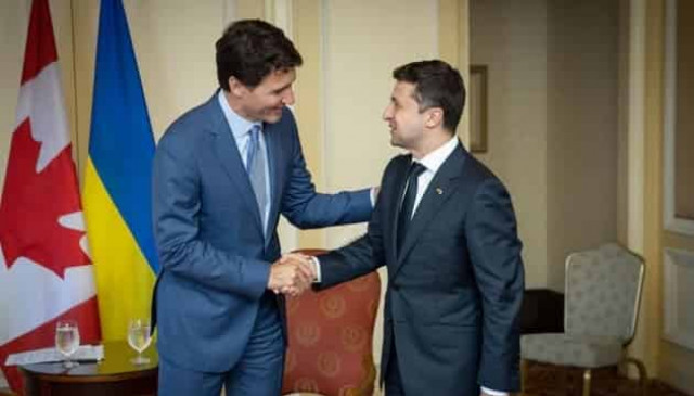 Zelensky, Trudeau discuss non-admission of Russia to G7