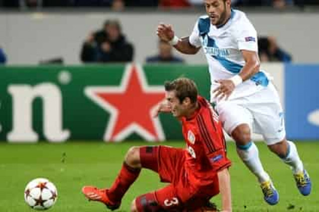 «Зенит» потерпел поражение от «Байера» в Лиге чемпионов