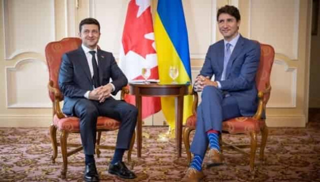 Zelensky congratulates Trudeau on election victory