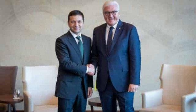 Zelensky, Steinmeier meet in Japan