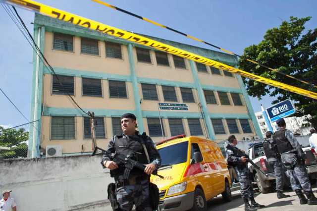 At least 8 people were killed in a school shooting in Brazil