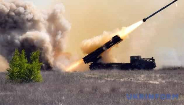 Ukraine tests Vilkha multiple launch rocket system