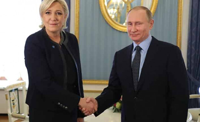 На пост президента Франции Путин выбирает Ле Пен