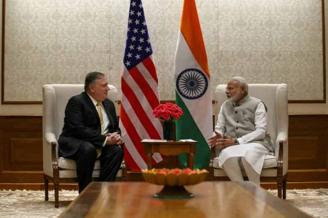 Pompeo meets Indian leader amid trade tensions, Iran crisis