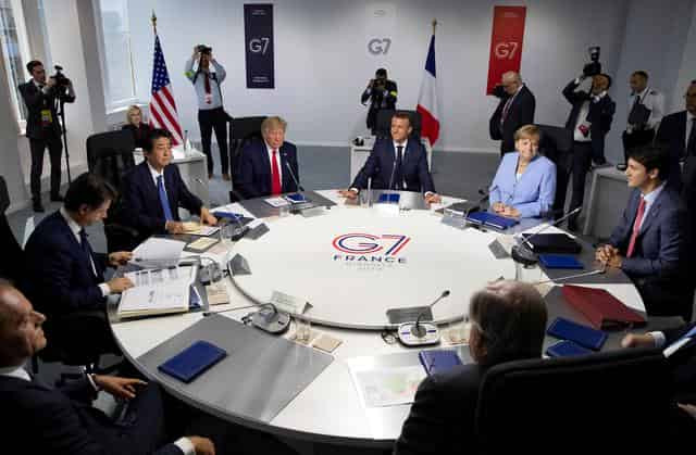 Trump moves to ease tensions over China, Iran as G7 summit wraps up