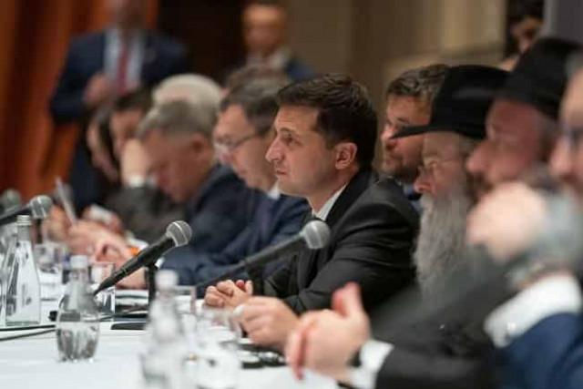 Зеленский в Нью-Йорке провел встречу с представителями еврейских организаций США