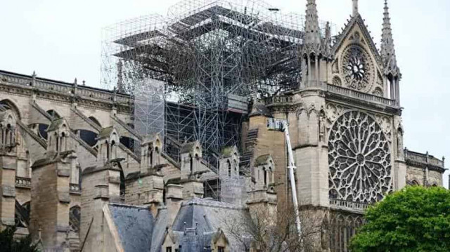 Два вора хотели вынести древние камни из Нотр-Дама