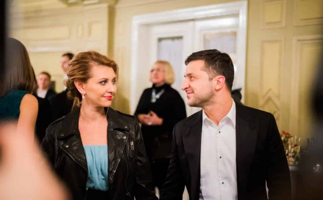 «Моя первая леди»: Зеленский похвастался фото супруги в шикарном платье (ФОТО)