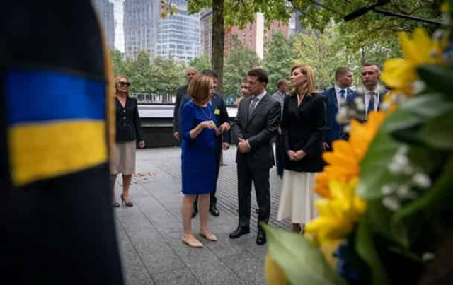Зеленський в Нью-Йорку вшанував пам'ять жертв терористичних атак