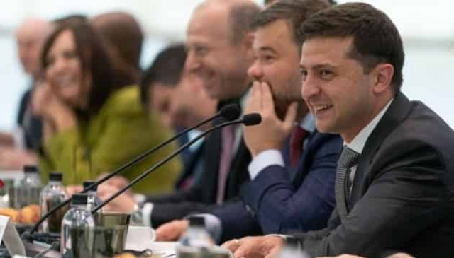 Zelensky meets with U.S. businessmen