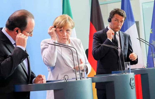 Лидеры ФРГ, Франции и Италии выразили приверженность европейскому единству