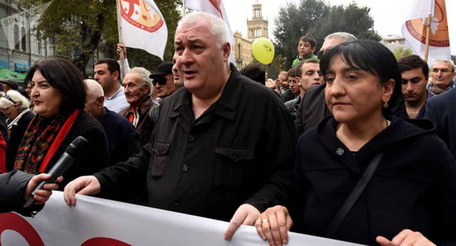 В Грузии анонсировали масштабную акцию протеста