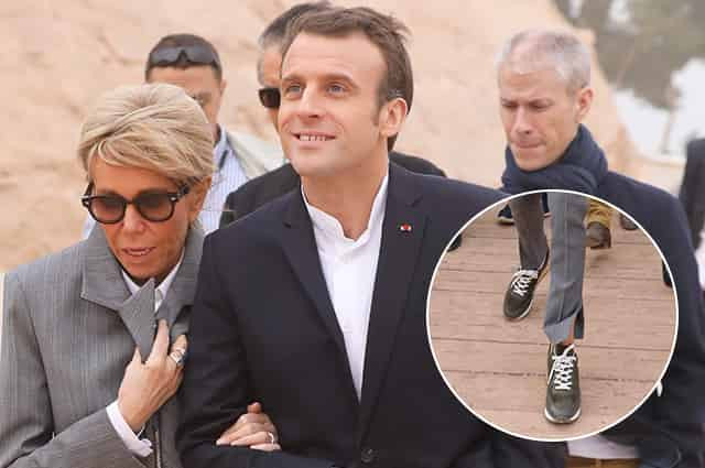 Брижит Макрон раскритиковали за кроссовки в храме
