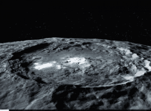 Представлено монументальное видео пролета Dawn над Церерой
