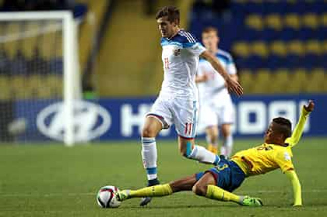 Сборная России по футболу проиграла Эквадору в 1/8 финала юношеского ЧМ