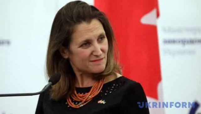 Freeland congratulates Prystaiko on new appointment