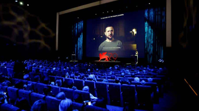 На открытии Венецианского кинофестиваля показали видеообращение Зеленского

