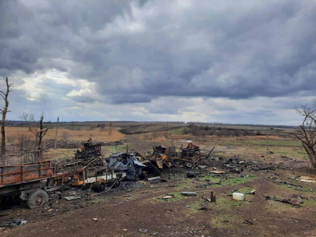 На одному напрямку підірвано п'ять складів росіян і знищено майже дві ворожі роти - бригадний генерал