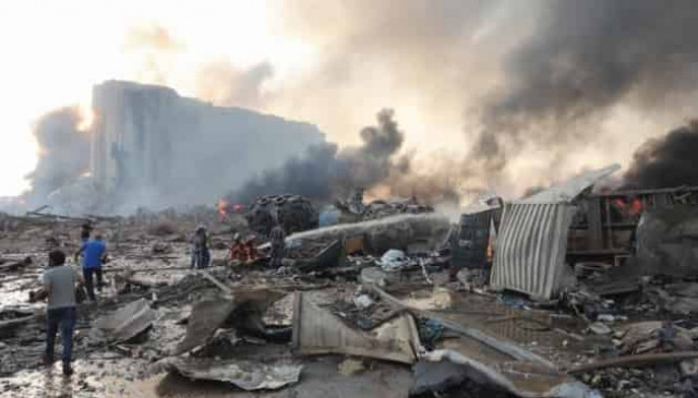 Two Ukrainian ships may have been impacted in Beirut explosions