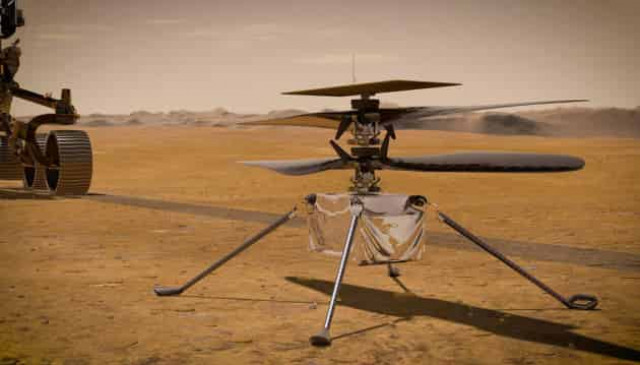 На Марсе вертолет NASA поднялся на рекордную высоту