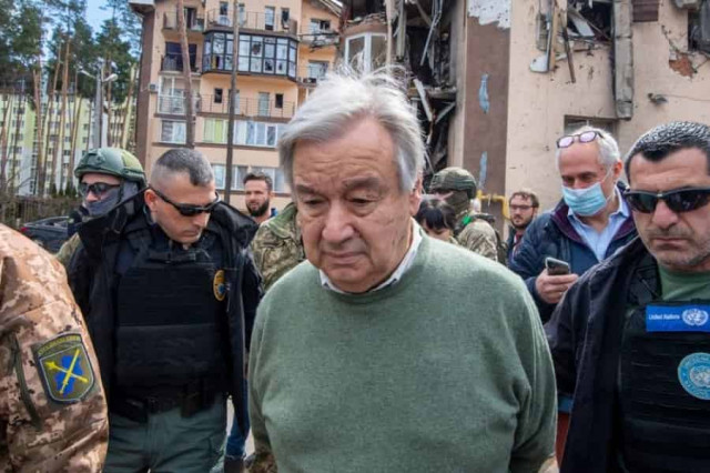 Генсекретарь ООН Гутерриш прибыл в Киев
