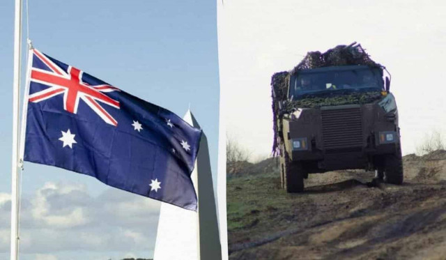 Австралія відправила Україні нову партію бронемашин Bushmaster
