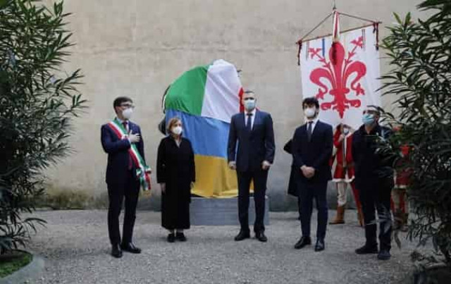 Кличко в Италии открыл памятник Тарасу Шевченко (ФОТО)