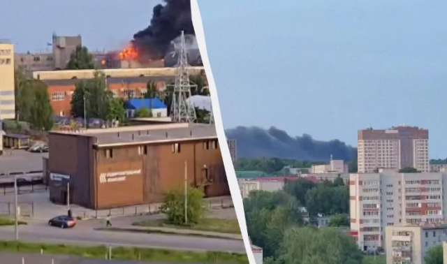 У Чебоксарах загорівся завод, на якому випускають антени для ракет і дронів